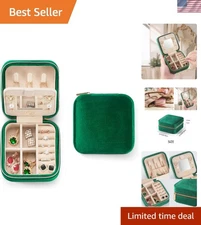 Plush Velvet Travel Jewelry Case, Travel Jewelry Organizer, Jewelry Travel Case,