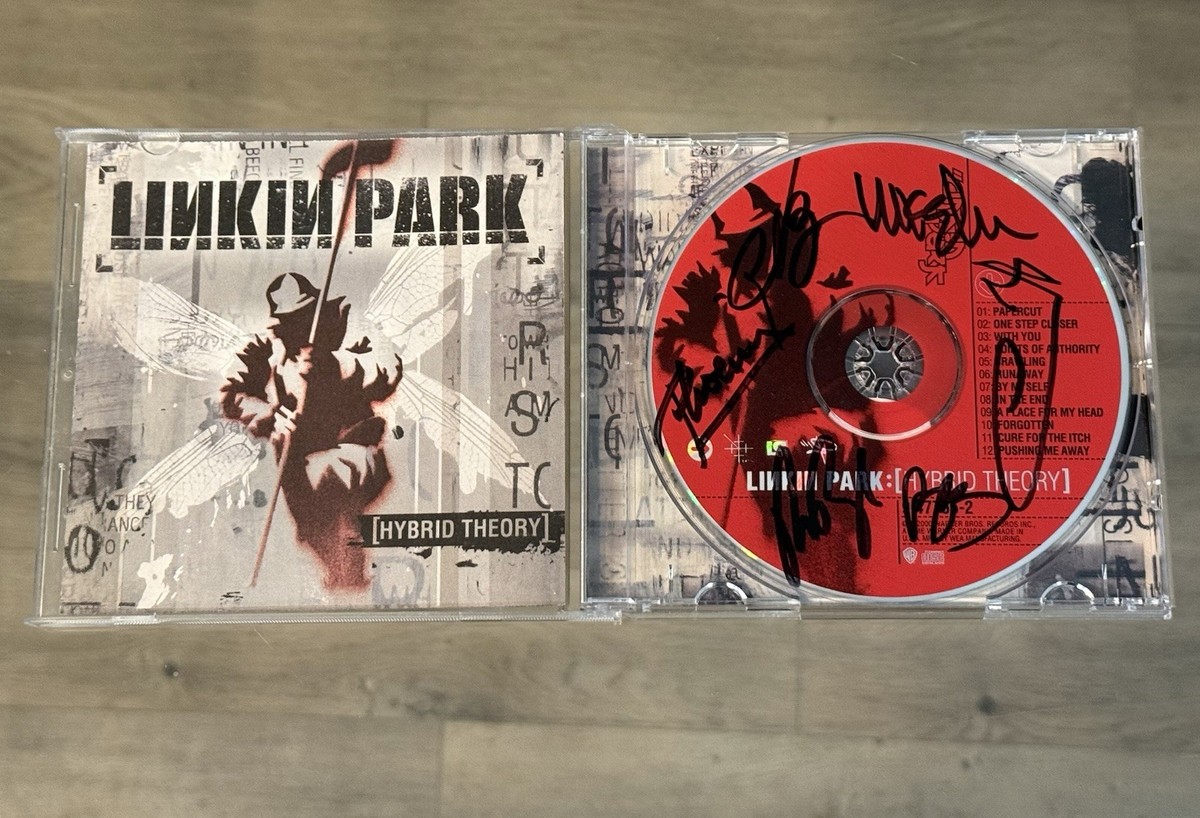 LINKIN PARK Signed HYBRID THEORY CD X6 Chester + Full Band