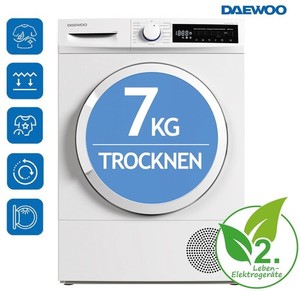 DAEWOO T7HT2W0DE Wärmepumpentrockner Wäschetrockner 7kg RO_T7HT2W0DE_R