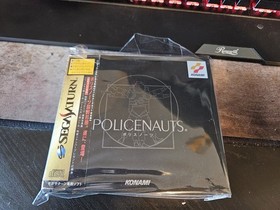 Konami Policenauts Sega Saturn Limited Edition Picture Book Stickers Tested