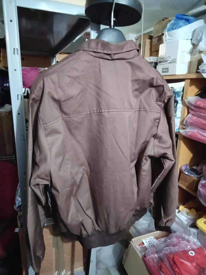 Giacca Harrington jacket - L Brown skinhead Oi! punk ska mod - Imagen 3 de 4