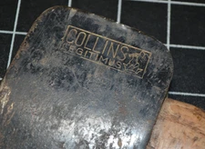 COLLINS LEGITIMUS SINGLE BIT AXE WITH ORIGINAL HANDLE - PARTIAL DECAL - SWEET