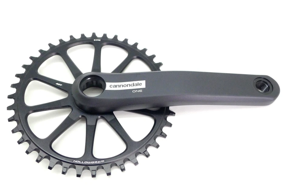 Cannondale One Hollowgram X-Sync 40T 1x Spidering 165mm Crankset - Image 3 of 4