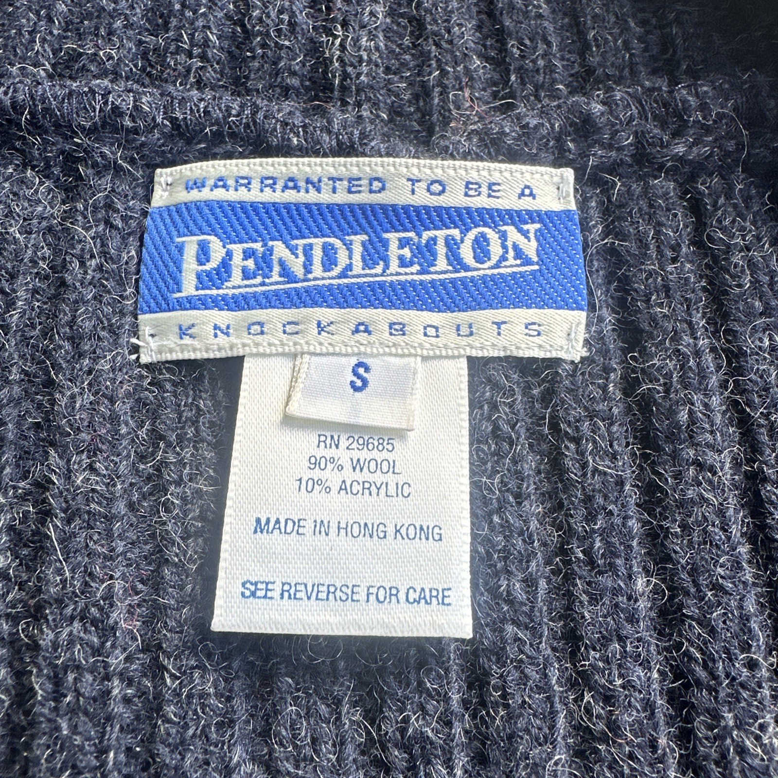 Vintage Pendleton Knockabouts Wool Blue Aztec Wes… - image 2