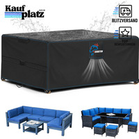 GartenmöBel Abdeckung 200X160X70Cm Wasserdicht Winddicht Uv-BestäNdig 420D
