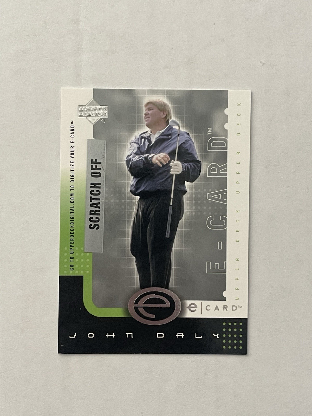 2001 Upper Deck E-Card #E-JD John Daly