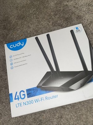 Cudy 4g LTE N300 Router 300 Mbps Dual Band WLAN 