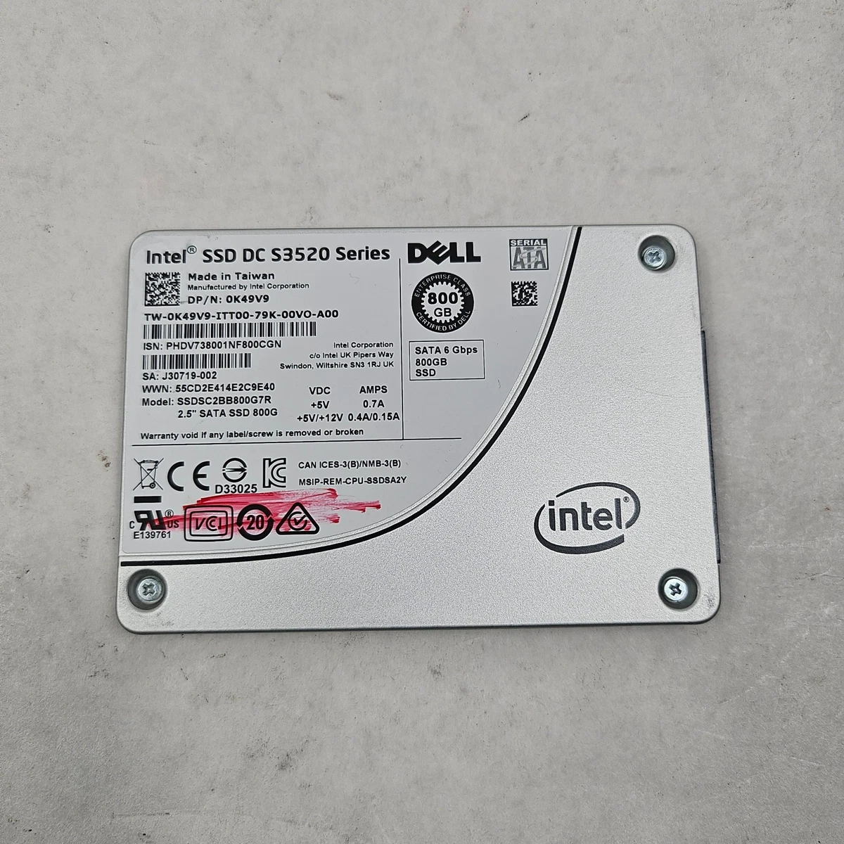 Intel Solid State Drives GB 800 for sale | eBay