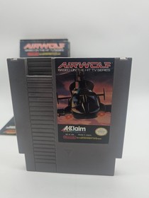 Airwolf (Nintendo Entertainment System NES, 1989) Authentic Cartridge Tested