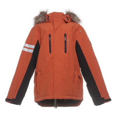 Lindberg, Skijacke, Unisex (Kinder), Größe: 140, Orange/Schwarz #K2u