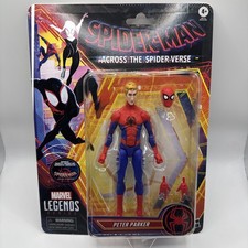 Marvel Legends Peter Parker Spider-Man Into The Spider-Verse 6 Figure Across