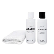 CLOUT Premium Leather Sneaker Care Kit - Shoe Cleaner and Conditioner for Sho...