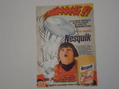 advertising Pubblicità 1977 NESQUIK | eBay