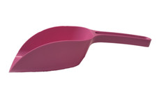 Image of Pink Plastic Garden Scoop for Greenhouse Potting Compost Soil Seed Animal Feed