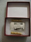 1 OZ .999 SILVER RARE VINTAGE 1953 BUILT FORD TOUGH F100 50 YRS PICKUP BAR+ GOLD