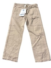 Beige Mayoral Boys Cotton Blend Straight-Leg Pants Size 3 NWT