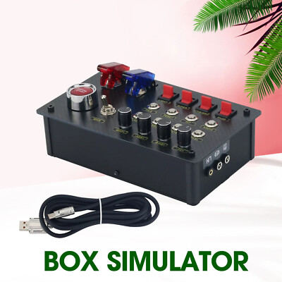 SIM Racing Control Box ZQSR Simulator Horizontal Button Box for Simagic Fanatec