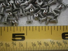 Machine Screws M2 x 4 Flat Socket Cap Vented Stainless Steel Lot of 25 #4330