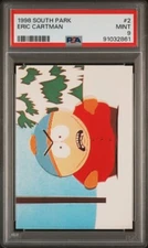 1998 South Park ERIC CARTMAN PSA 9 Rookie Debut