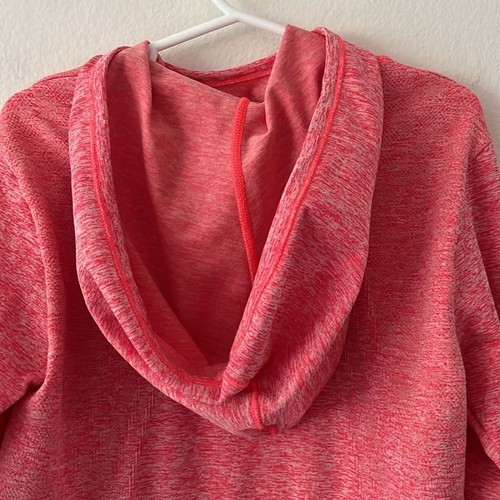Athleta Girl Hooded Long Sleeve Performance Top in Pink size medium/8-10 - Picture 8 of 9
