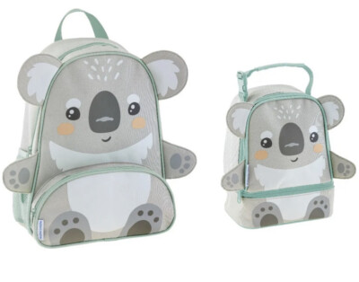 Stephen Joseph Koala Backpack and Lunch Box Set for Kids NEW NWT