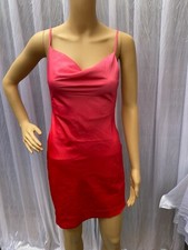 URBAN OUTFITTERS MINI TWO TONE DRESS PINK/ROSE SIZE XS NEW FREE UK POSTAGE 