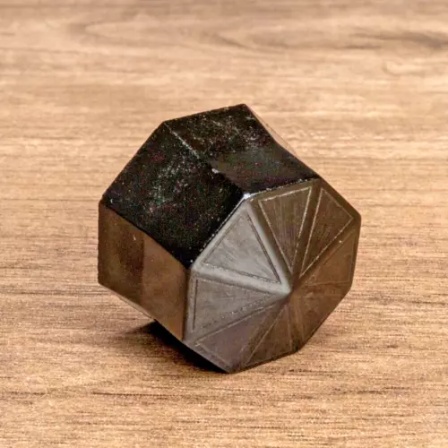Vintage CROSLEY Radio Knob Octagon Deco Bakelite 1pc 1/4" D Shaft