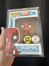 Funko Pop Deadpool 20 Harrison's Comics GITD Exclusive With Pop Armor