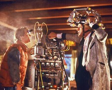 Back to The Future II Michael J Fox Christopher Lloyd 8x10 photo