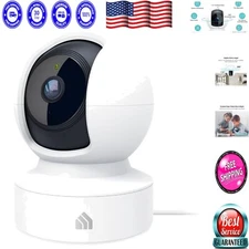 Advanced Kasa 2K QHD Camera - Night Vision, Motion Detection & Voice Control