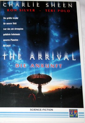 VHS no DVD THE ARRIVAL Die Ankunft Charlie Sheen Science Fiction 1996 neuwertig