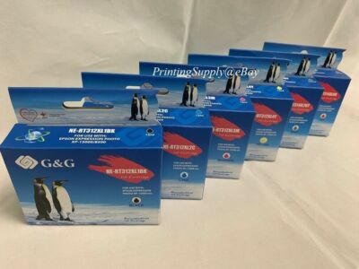6PK High-Yield BK/C/M/Y/GY/R Ink For Epson 312XL 314XL Expression Photo XP15000