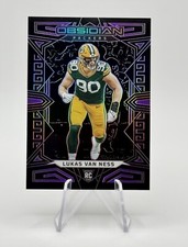 Lukas Van Ness 2023 Obsidian Rookie Purple Etch RC /75