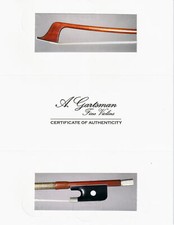 A rare, fine French certified 1/2 size cello bow by Prosper Colas, ca. 1900.