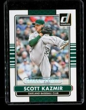 2015 DONRUSS PANINI PRESS PROOF Baseball Card #133 SCOTT KAZMIR Athletics LE
