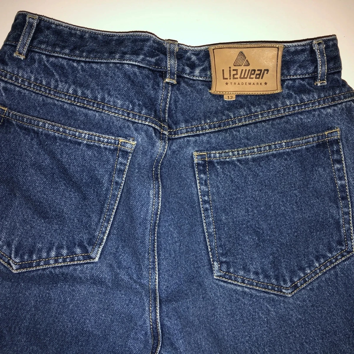 Vintage Liz Claiborne Lizwear High Rise Mom Jeans Tapered Leg sz 12 Petite