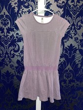 TEA COLLECTION Purple Cotton Dress Girls Size 12 (WTF51)q4