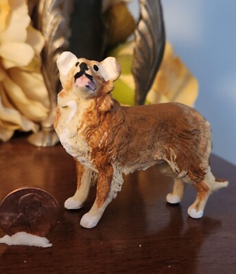 Non-Breyer Custom CM Spaniel Collie Farm Dollhouse Model Railroad Dog Pup