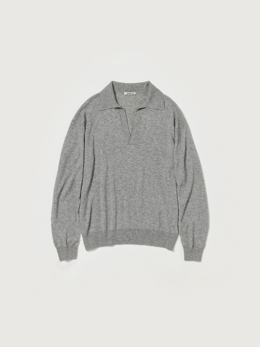 ASK availability First)AURALEE SUPER FINE CASHMERE SILK KNIT