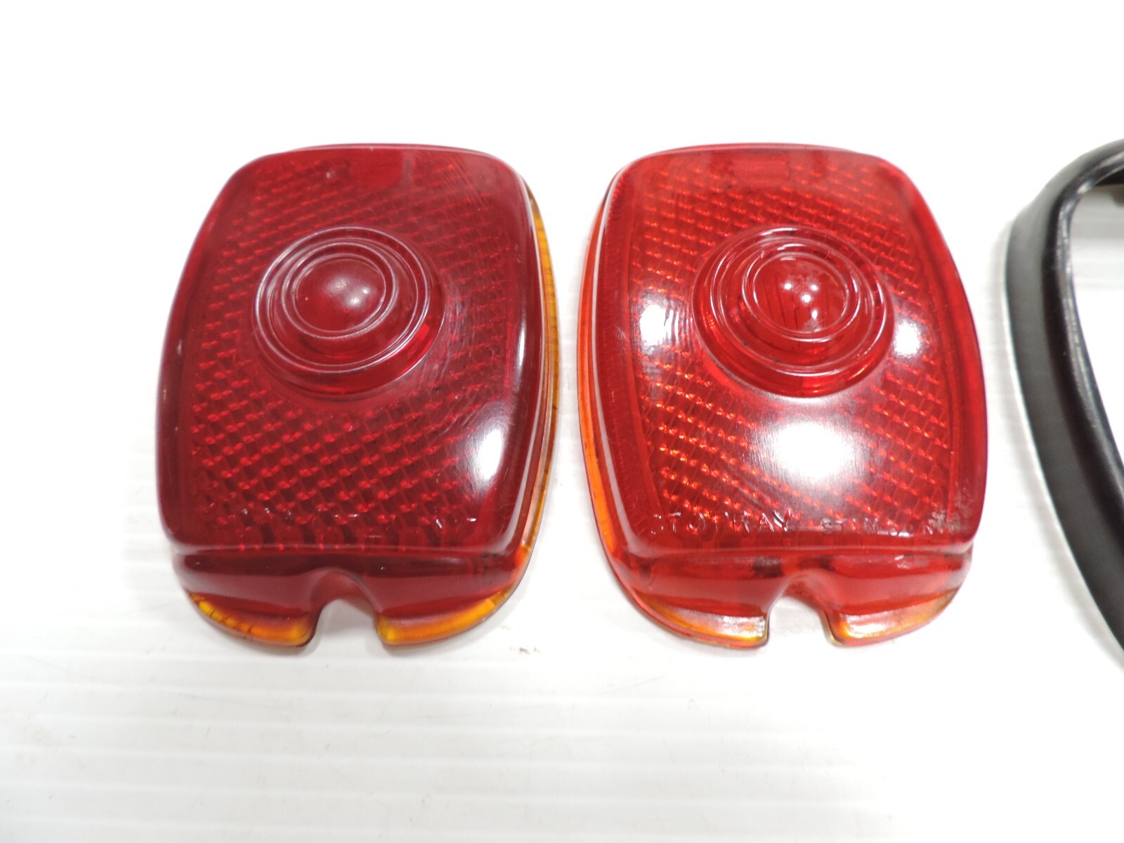 1947 - 1953 Chevrolet Truck Taillight Bezels & Stimsonite Glass Lenses 1948 1949