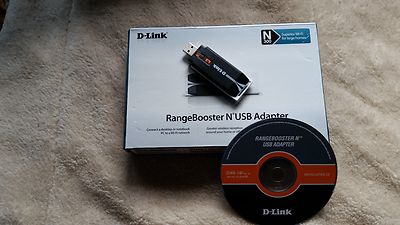 D-link DLink RangeBooster N USB DWA140 Network HiSpeed USB 802.11b, 802.11g,...