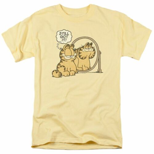 T-shirt Garfield Still Got It uomo con licenza gatto Jim Davis fumetti banana - Foto 1 di 2
