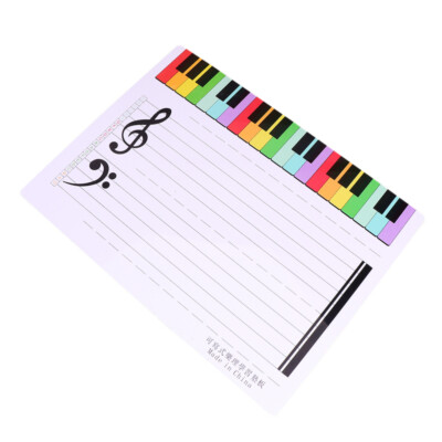 Erasable Stave Board Piano Notes Sheet Piano Key Whiteboard Dry Erase Whiteboard