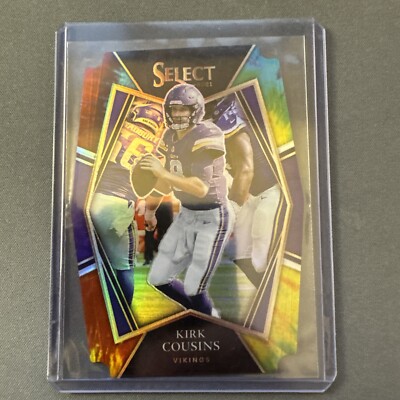 2021 Panini Select Kirk Cousins Tie Dye Die Cut /25 Premier Level No.123