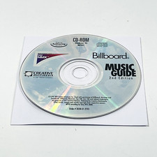 Billboard Music Guide 2nd Edition For Windows 95 Rare Sony VAIO Software 1997