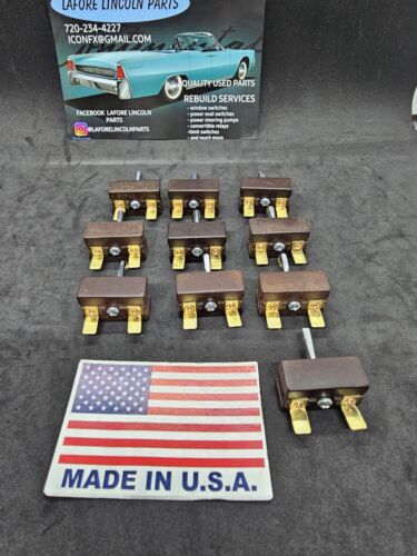 NEW 1963 1964 1965 LINCOLN CONTINENTAL 10 WINDOW SWITCHES REBUILT *GUARANTEED* - Picture 7 of 9