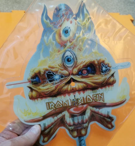 IRON MAIDEN The Clairvoyant Shaped Picture Disc 1988 EMP79 UK 1st pressing
