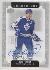 2018-19 Upper Deck Chronology Franchise History Tom Fergus #FH-TO-TF Auto a2v
