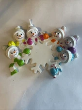 Polarx Christmas Ornament-Brand New-SHIPS N 24 HOURS 6 Snowman On A Snowflake