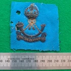 WW1 Colonial British Kings African Rifles Helmet Badge Flash Bullion Embroidered